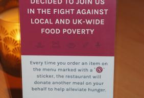 Restaurants sign up to Foodinate to tackle food poverty