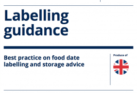 WRAP food labelling guidance