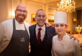 Young National Chef of the Year serves dinner for Michel Roux Jr and friends