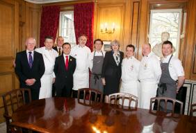 Welsh chefs prepare canapés for Prime Minister at 10 Downing Street