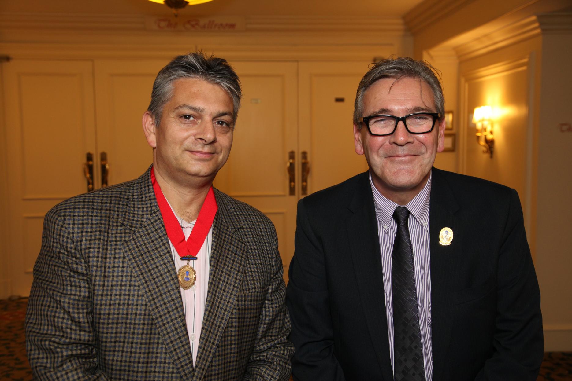 Image of Craft Guild chair Christopher Basten and CEO Martin Bates