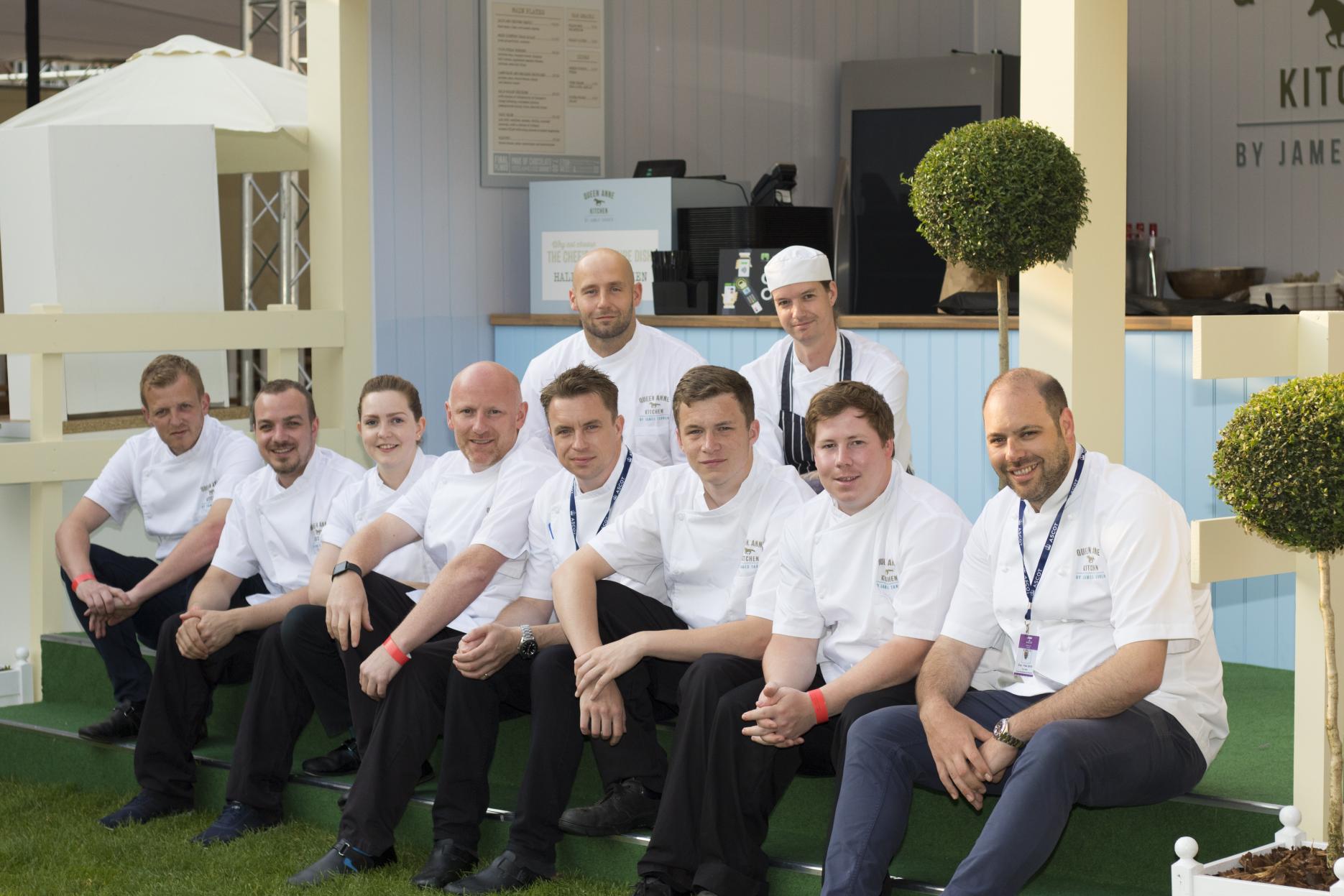 Sodexo chefs ‘pop up’ at Royal Ascot celebrity restaurant