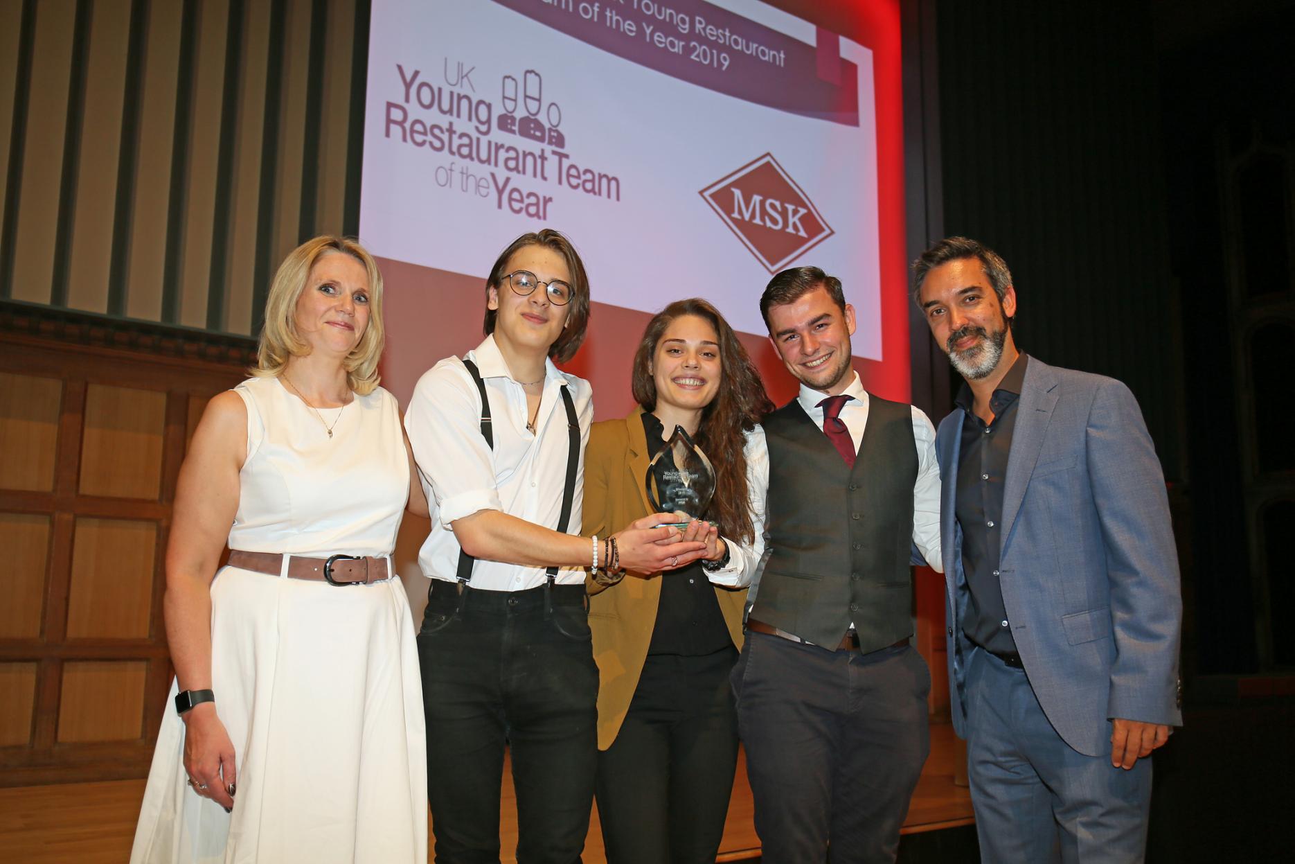 UK Young Restaurant Team of the Year announced 