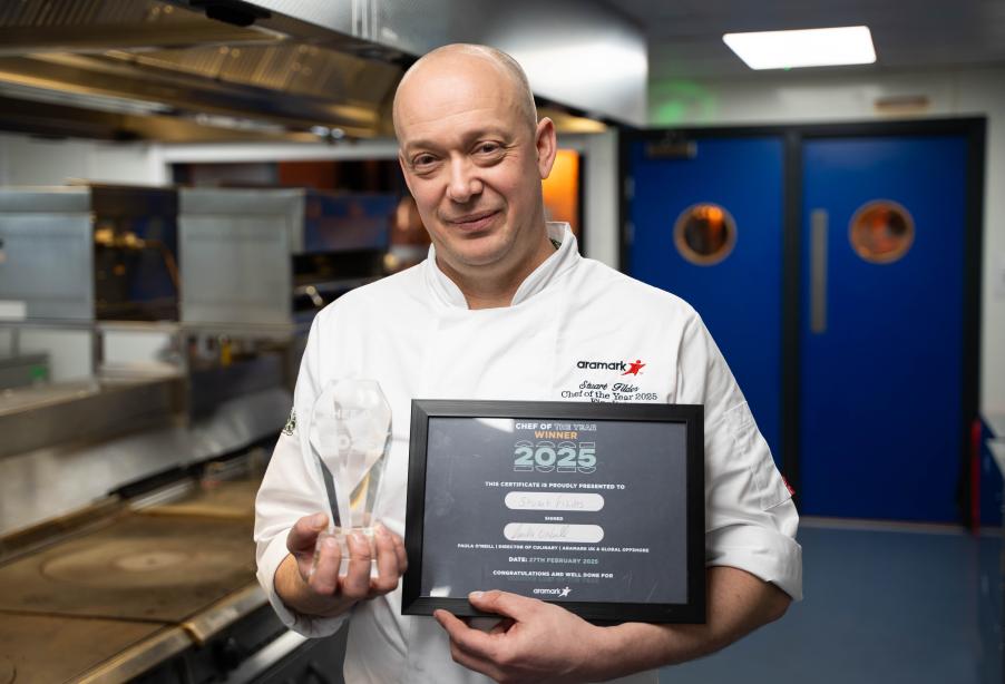 Stuart Fildes, executive chef within its education & healthcare sector