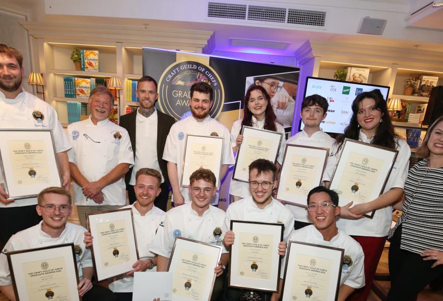 Craft Guild of Chefs celebrates rising stars as 10 chefs achieve Graduate Awards 