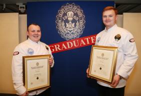 Craft Guild of Chefs Graduate Awards 2018 winners Ieuan Davies and Ben Cowley