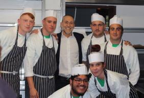 Chef Michel Roux Jr. champions South London youth cooking contest