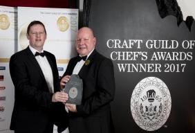 Harry Lomas MBE BEM FIH at The Craft Guild of Chefs Awards 