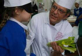 Chef Giorgio Locatelli visits Camden’s Rhyl Primary