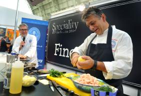 Image of Craft Guild's Martin Bates and Christopher Basten on stage at SFFF