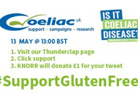 Knorr gravy backs Coealic UK's Awareness Week with Thunderclap campaign