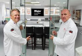 Image of Brian Eastment and Wayne Asson at the Major Innovation Centre