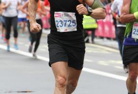 Troy Smith taking part in the British 10K Run 2014