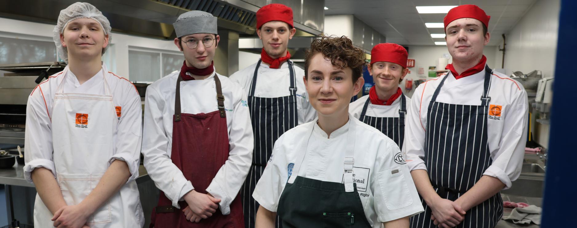 Ruth Hansom ‘inspires’ next generation of chefs at Darlington College
