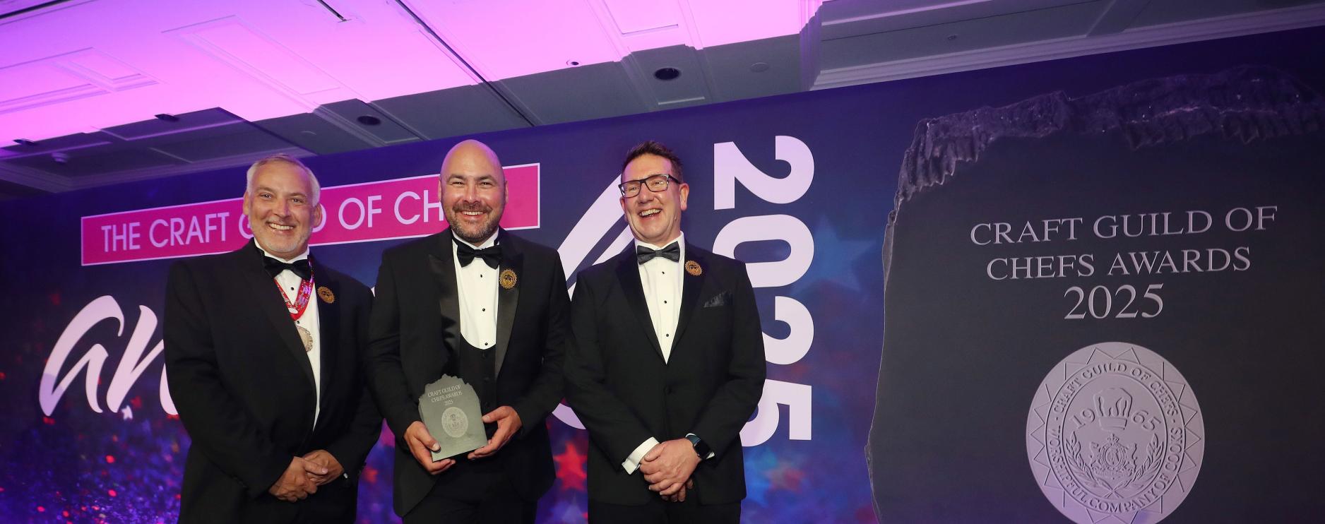Matt Lord from ESS wins 2025 Public Sector Chef Award 