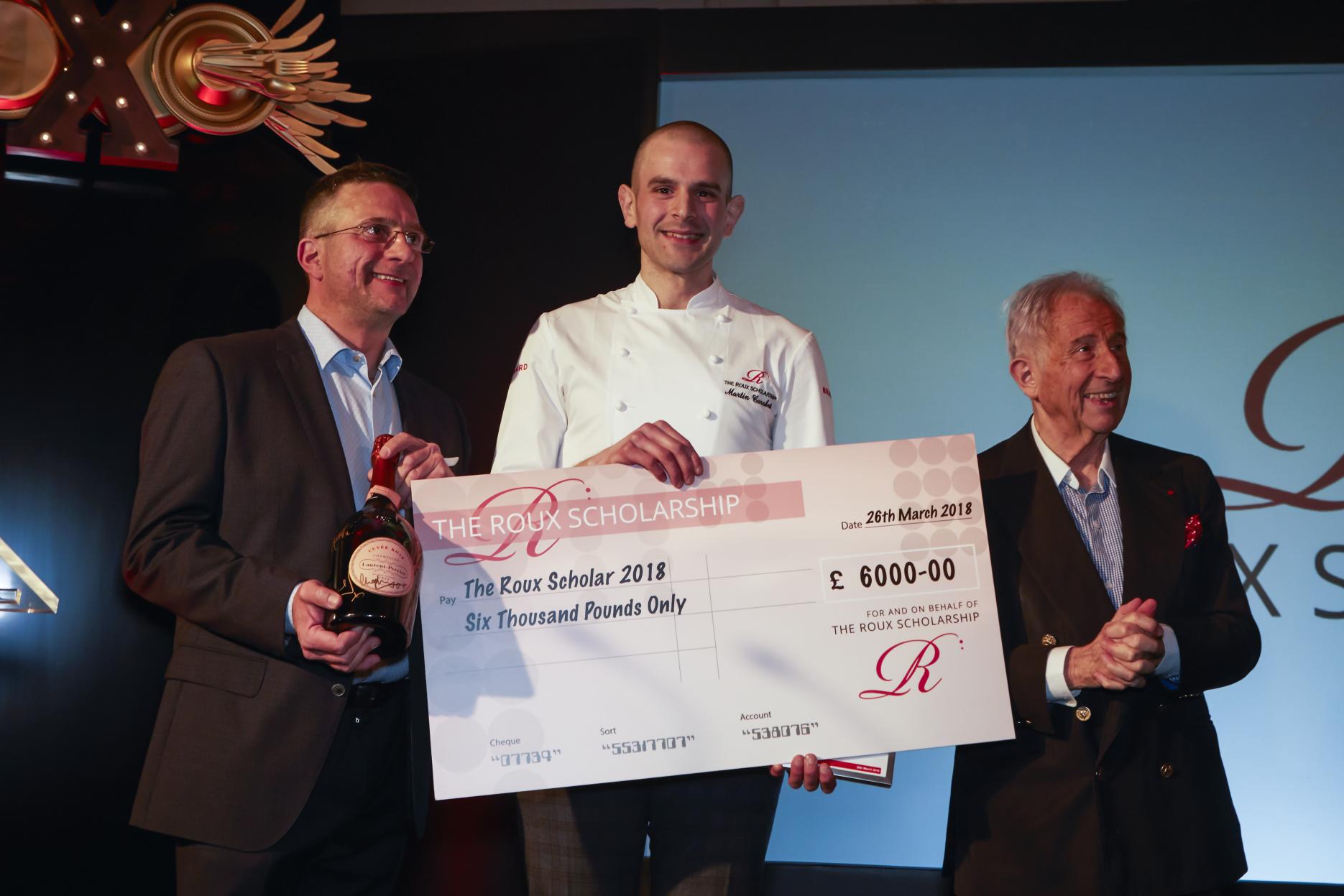 2018 Roux scholar, Martin Carabott