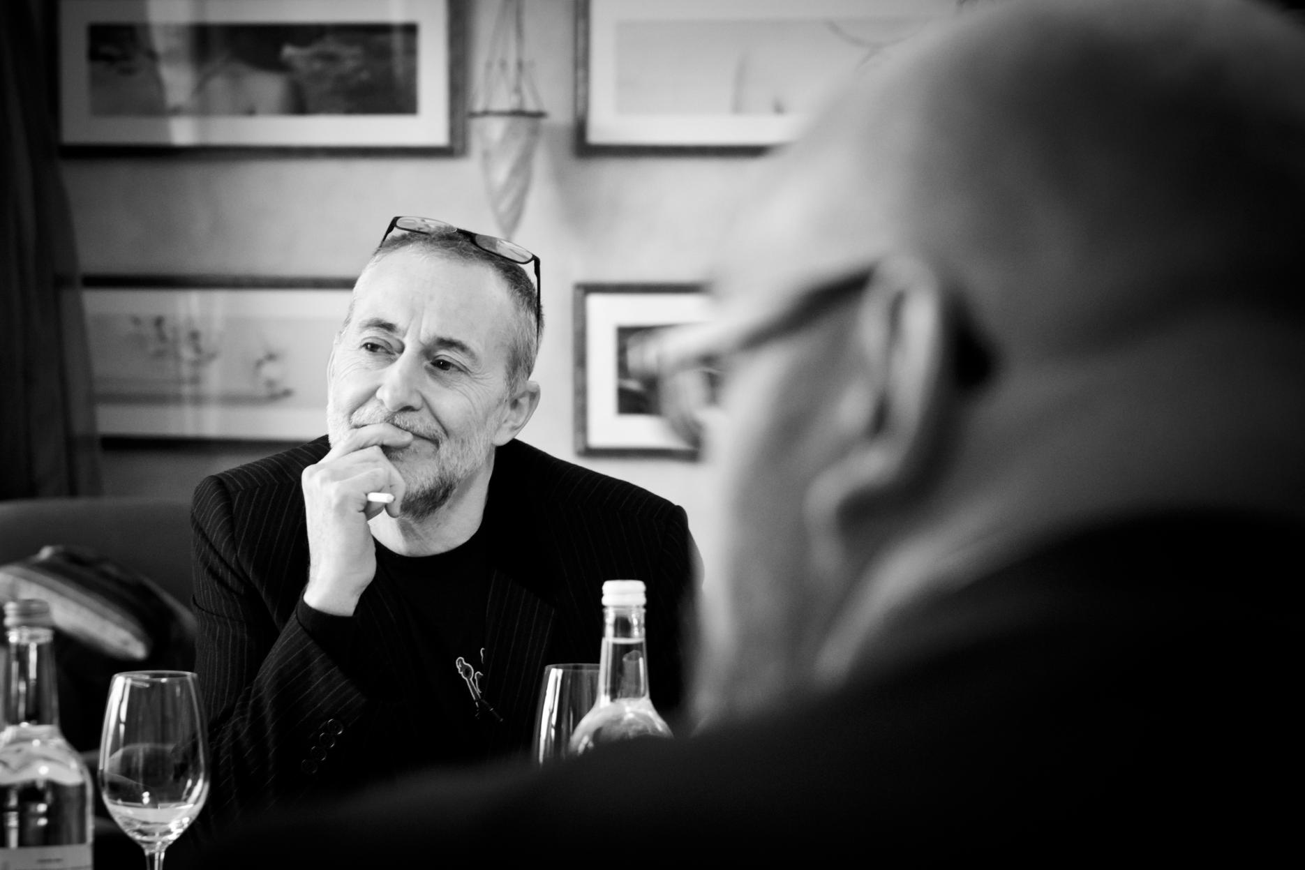Michel Roux Jr during the paper judging