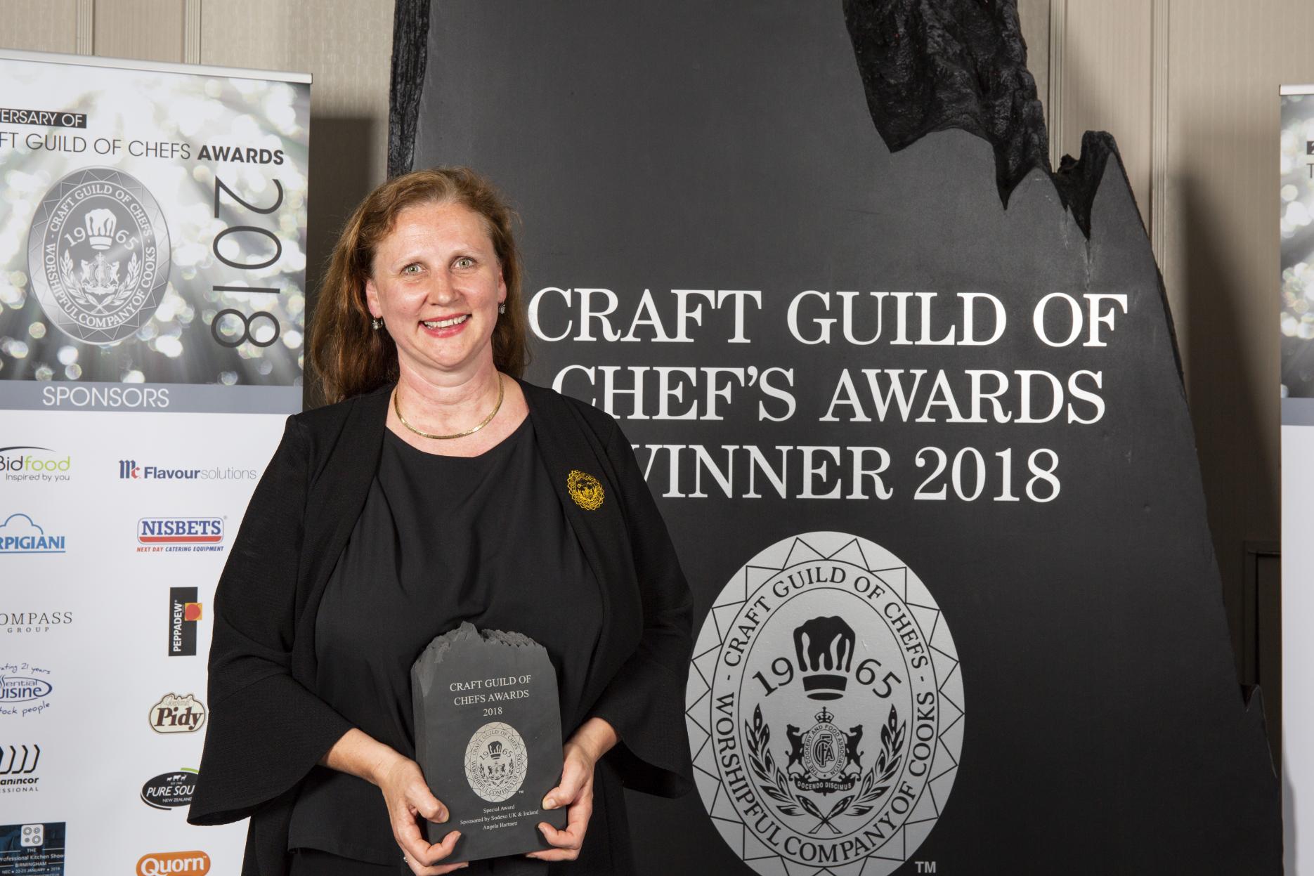 Angela Hartnett, 2018 Special Award winner