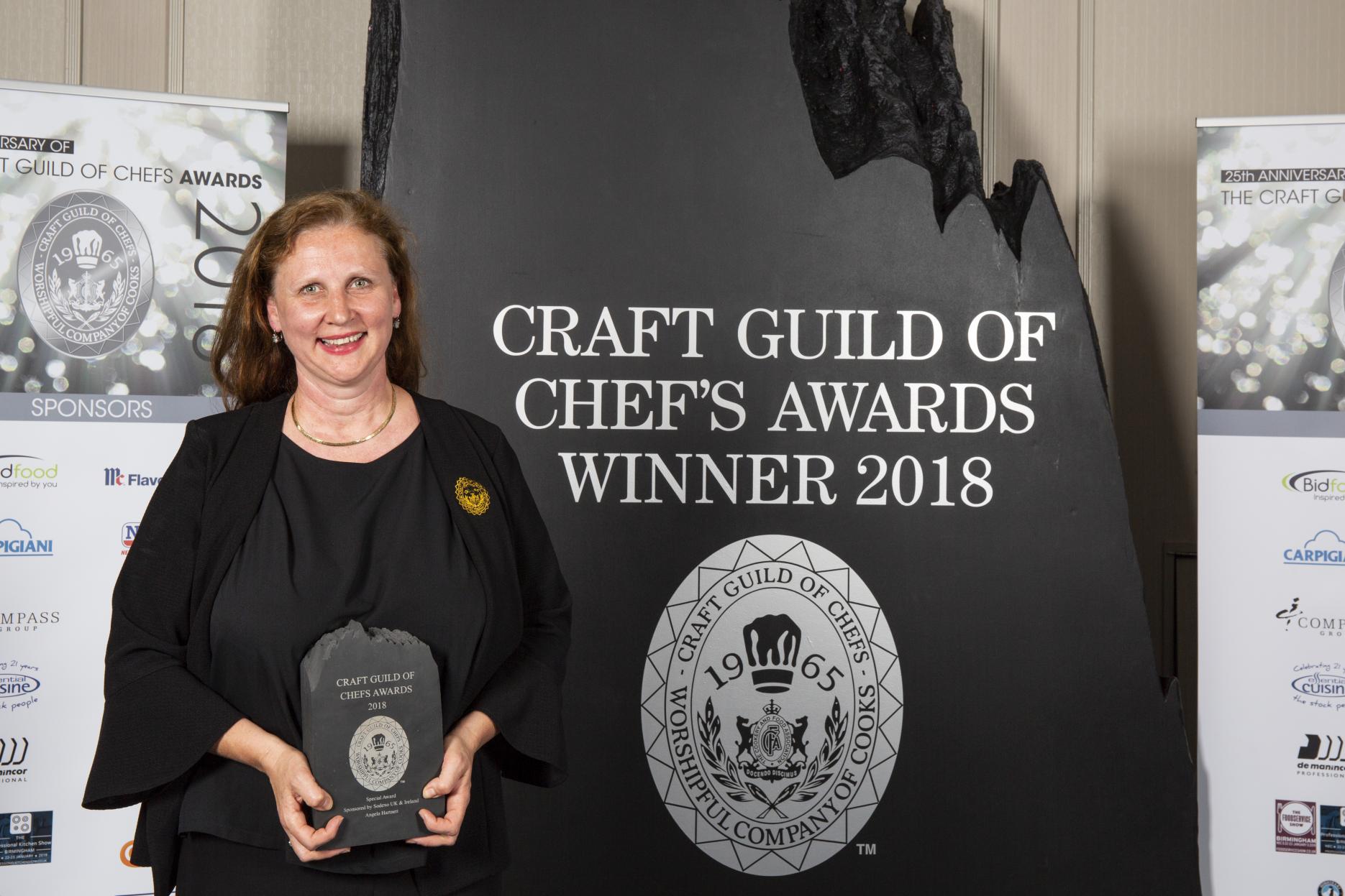 Angela Hartnett, 2018 Special Award winner