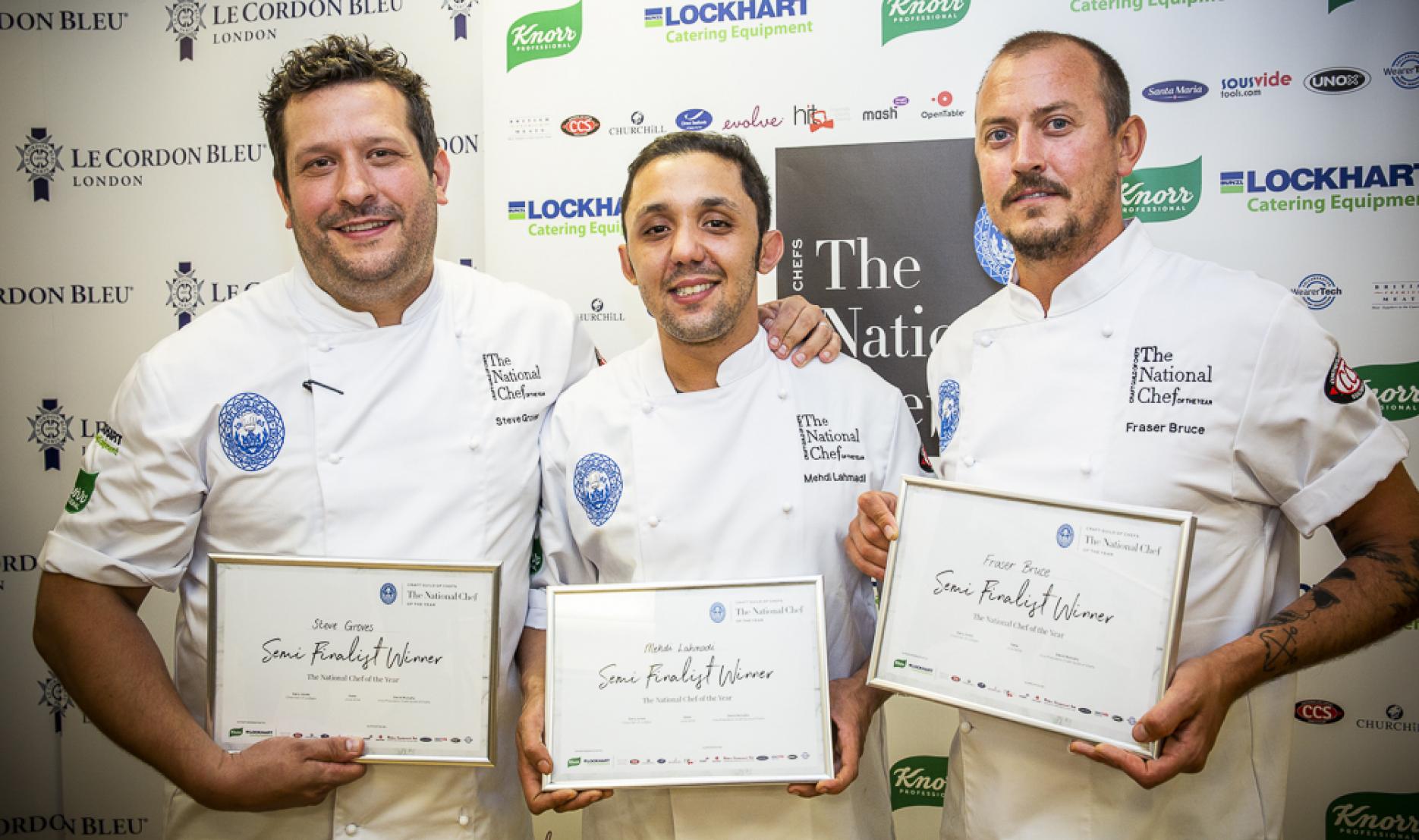 Finalists revealed for The National Chef of the Year 2020 Craft Guild