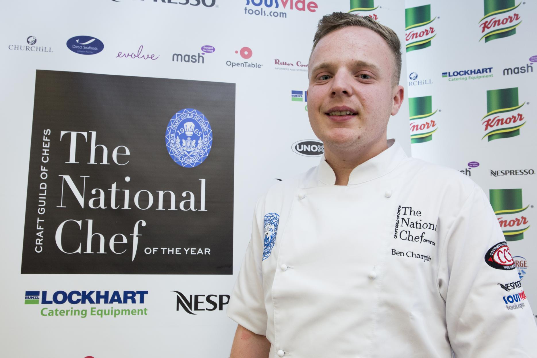 Ben Champkin announced as first chef to make NCOTY final Craft Guild of Chefs reveals finalists for NCOTY and YNCOTY 2018