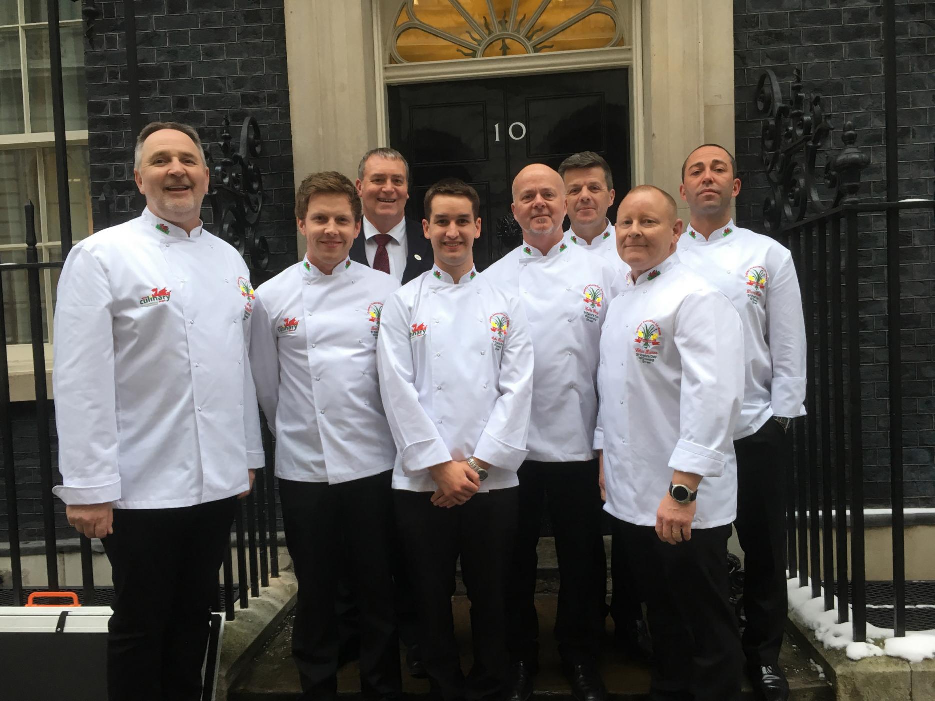 CAW chefs at 10 Downing Street