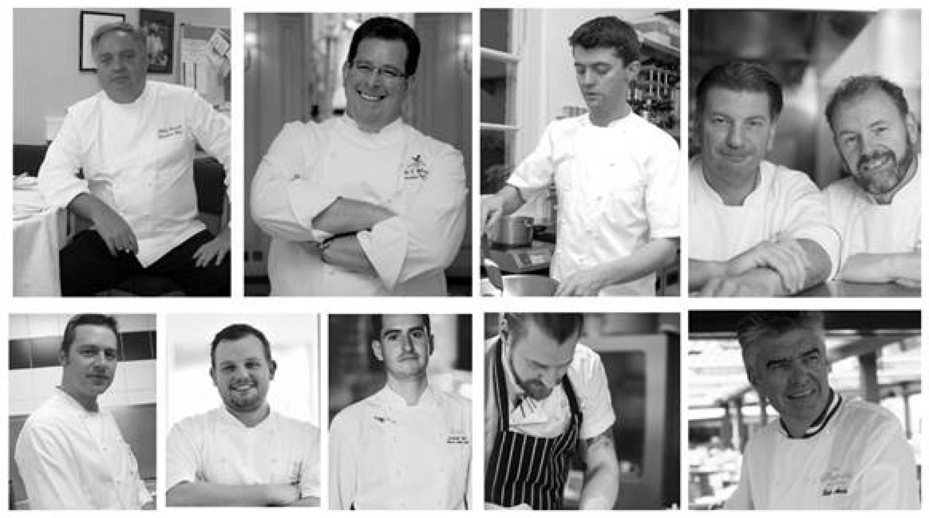 Chef line-up and their proteges