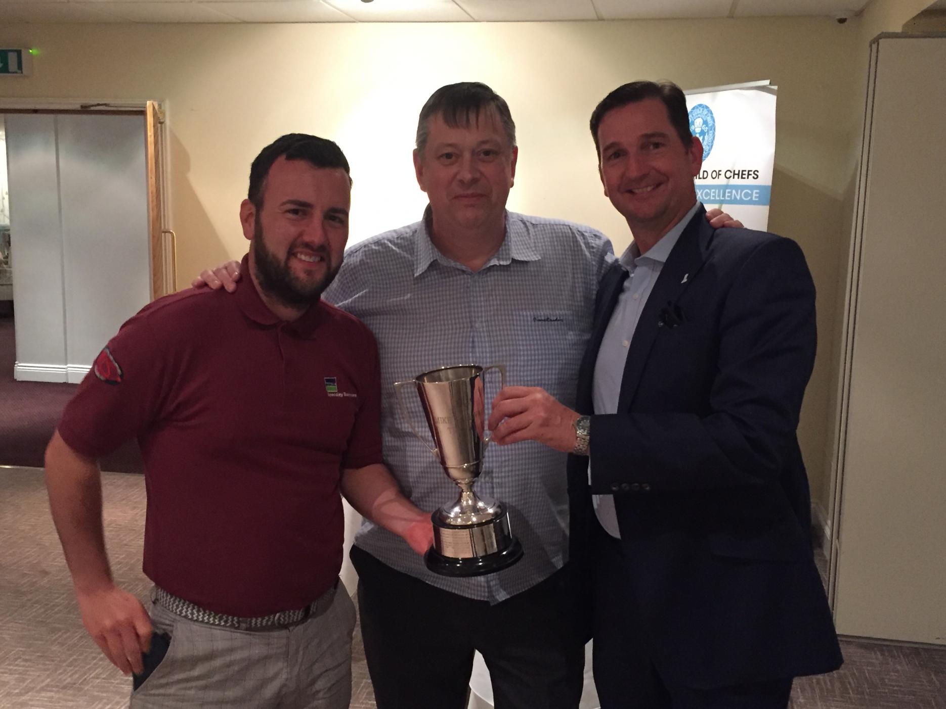 Andrew Green (middle) with Mike Sullivan trophy award winners