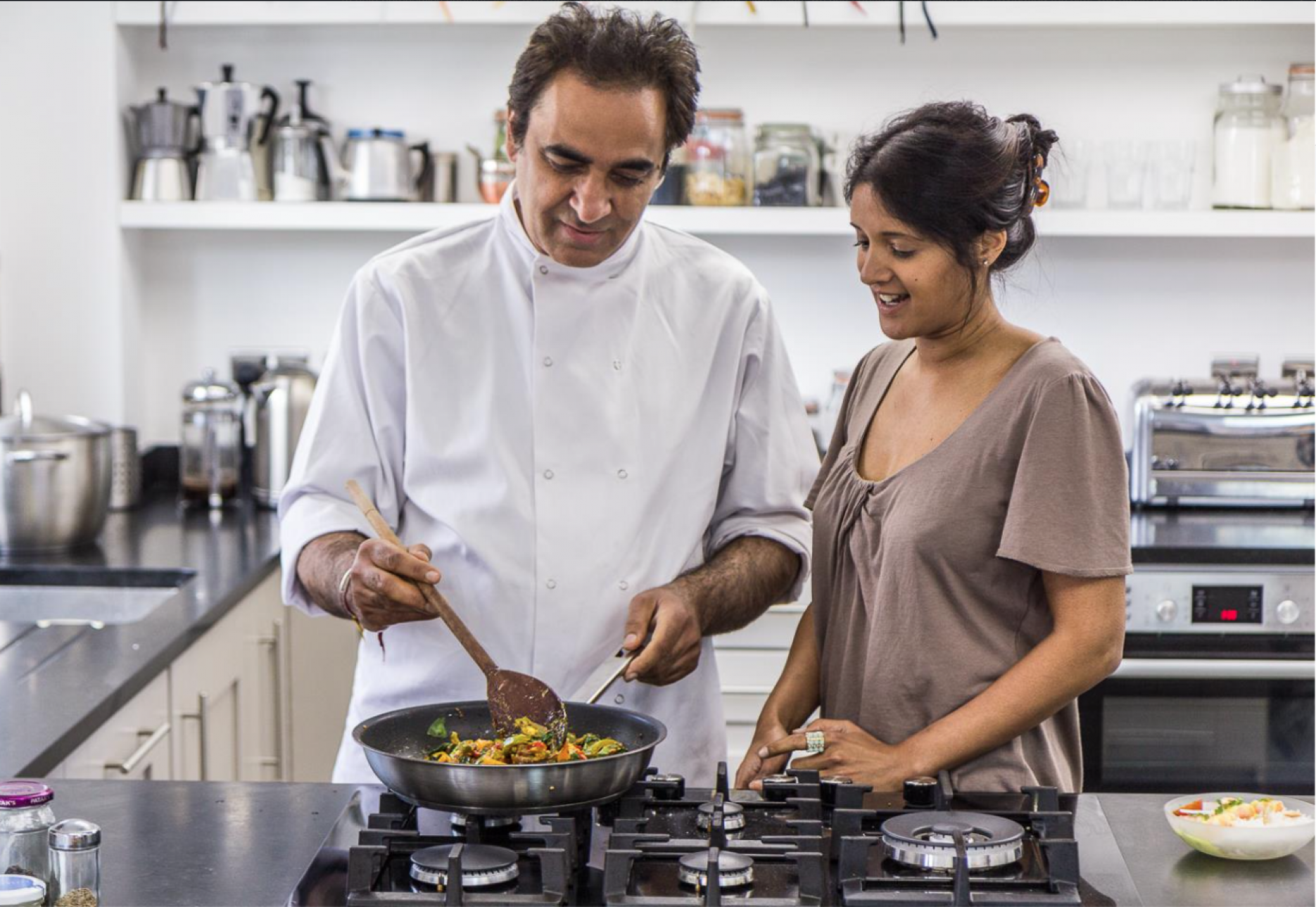 KK Anand and Navina Bartlett