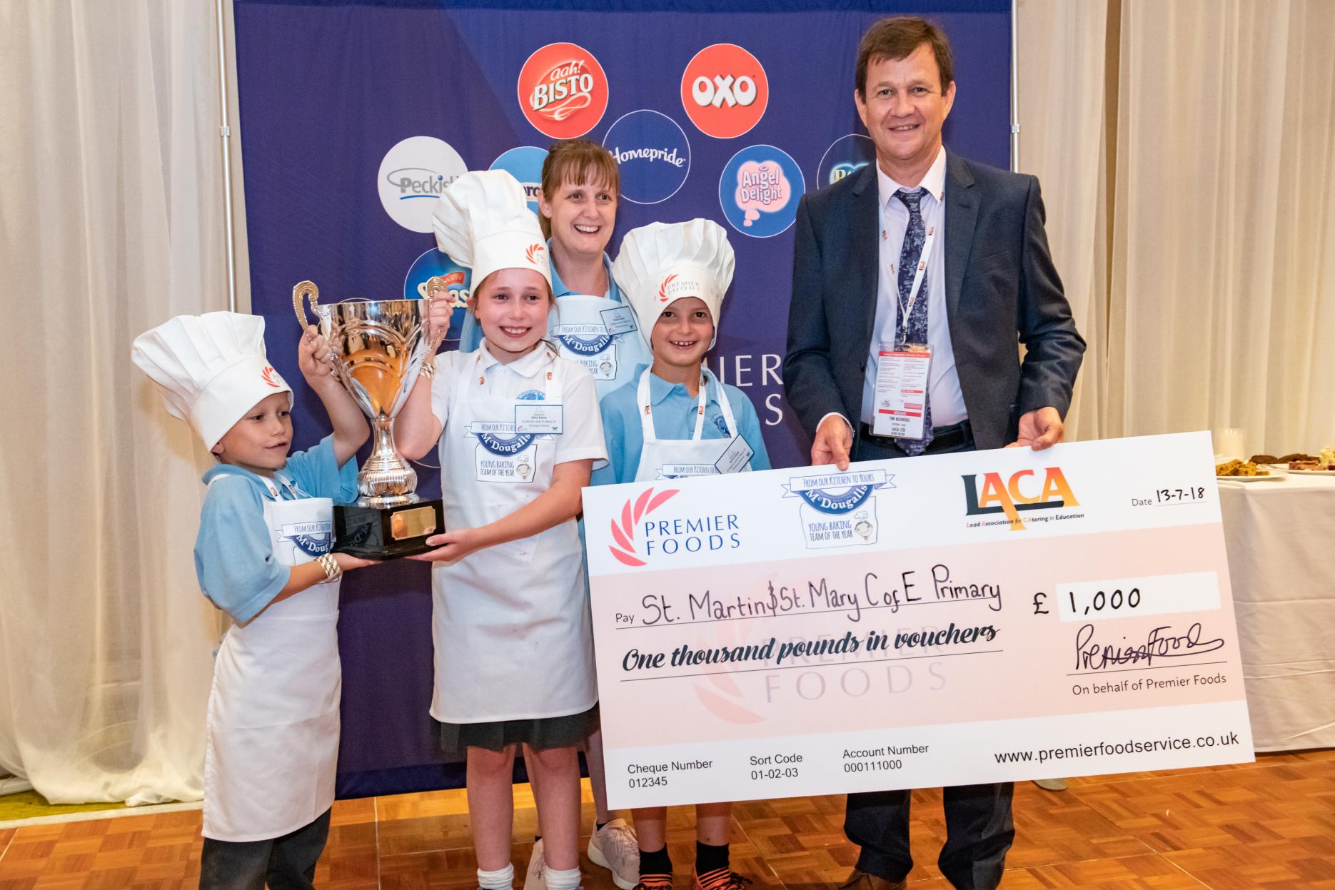 McDougalls Young Baking Team of the Year, St Martin and St Mary C of E Primary School