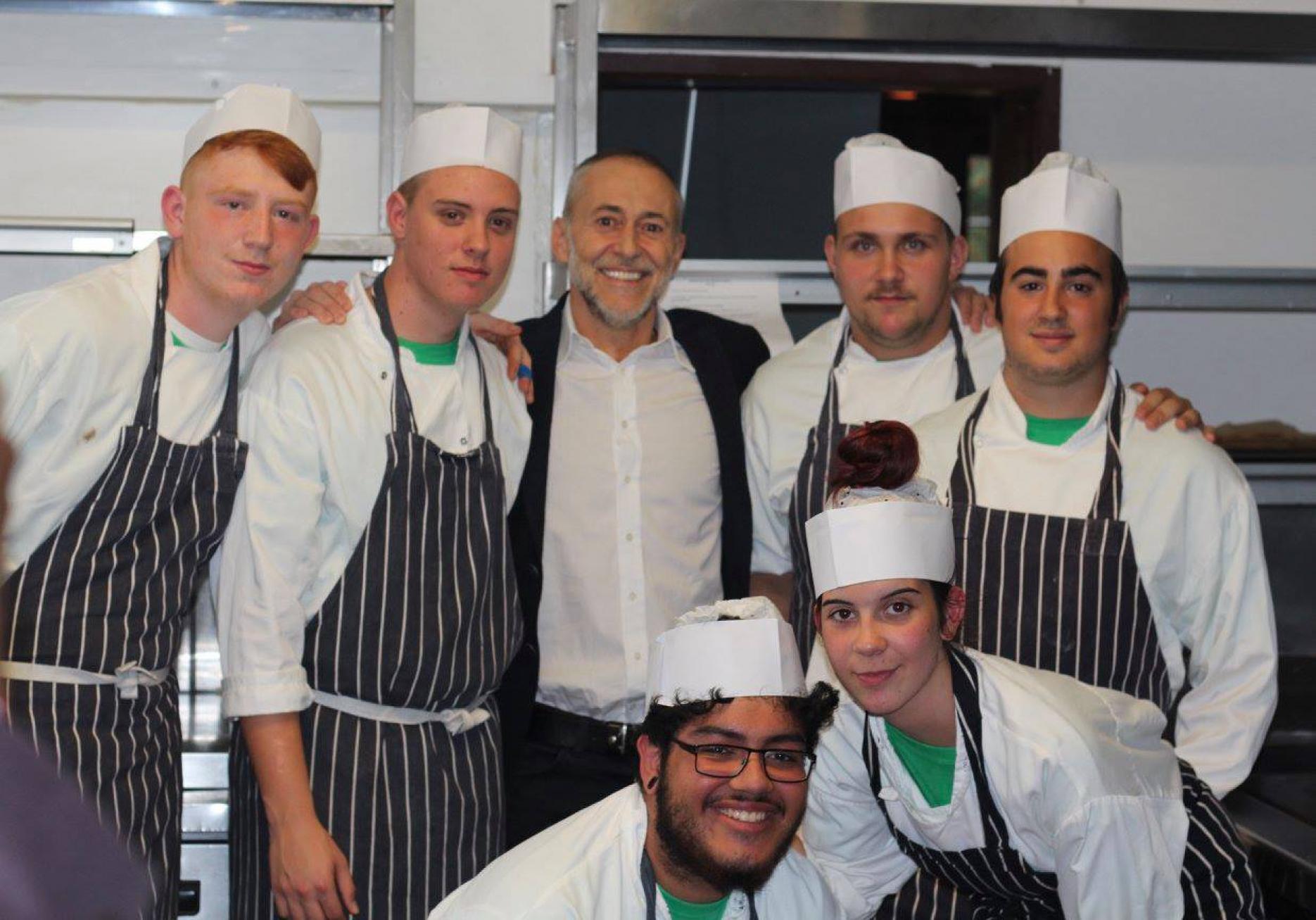 Chef Michel Roux Jr. champions South London youth cooking contest