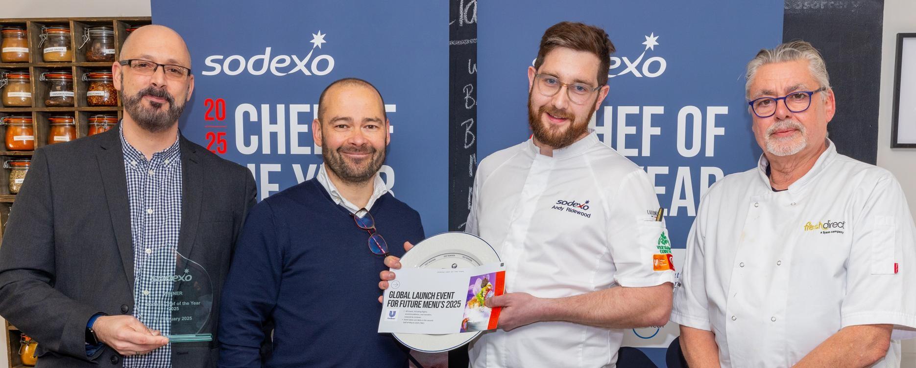 Sodexo crowns Andrew Ridewood as Chef of the Year winner  