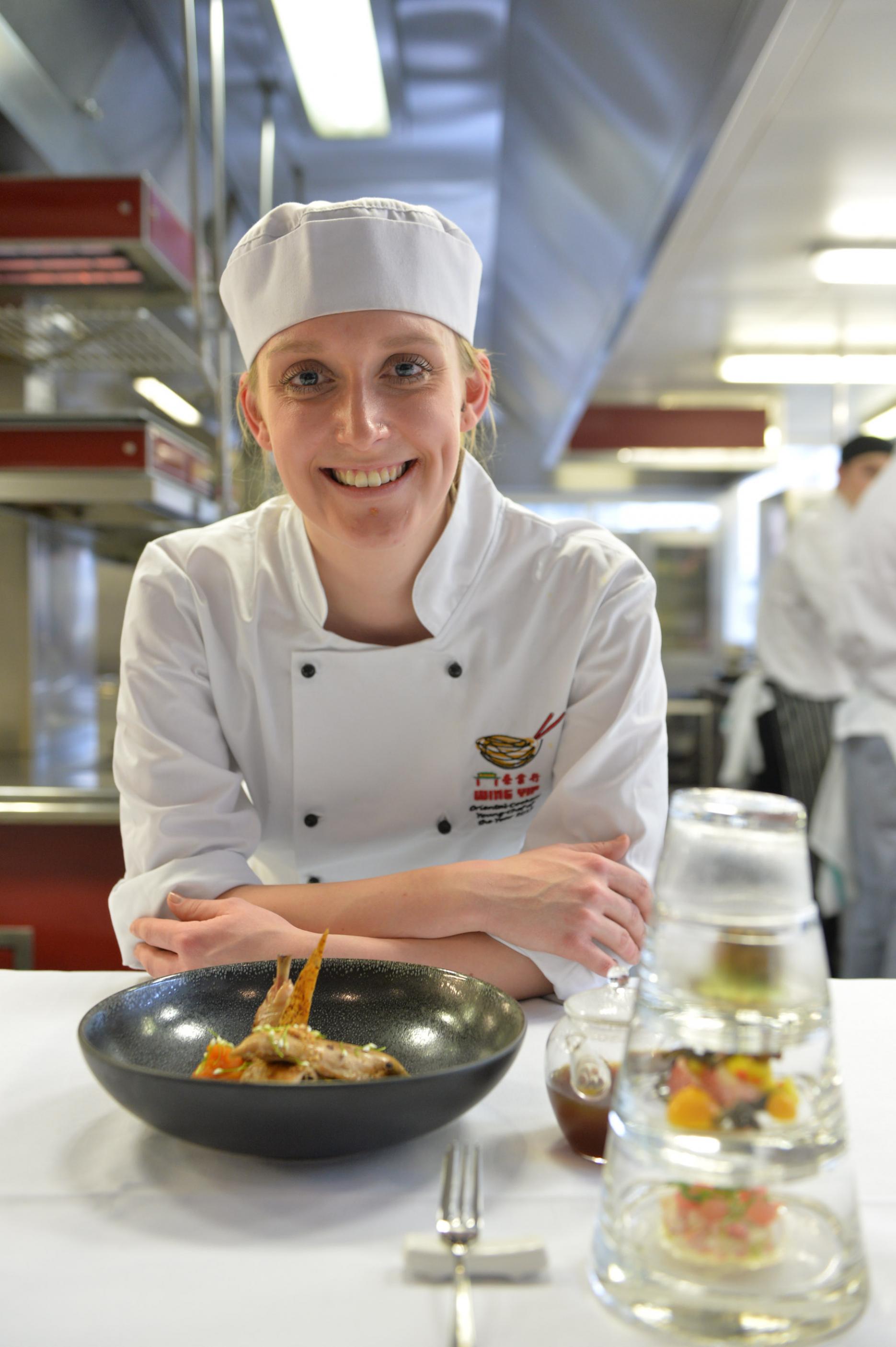 Gemma Field, last year's winner with her two course menu