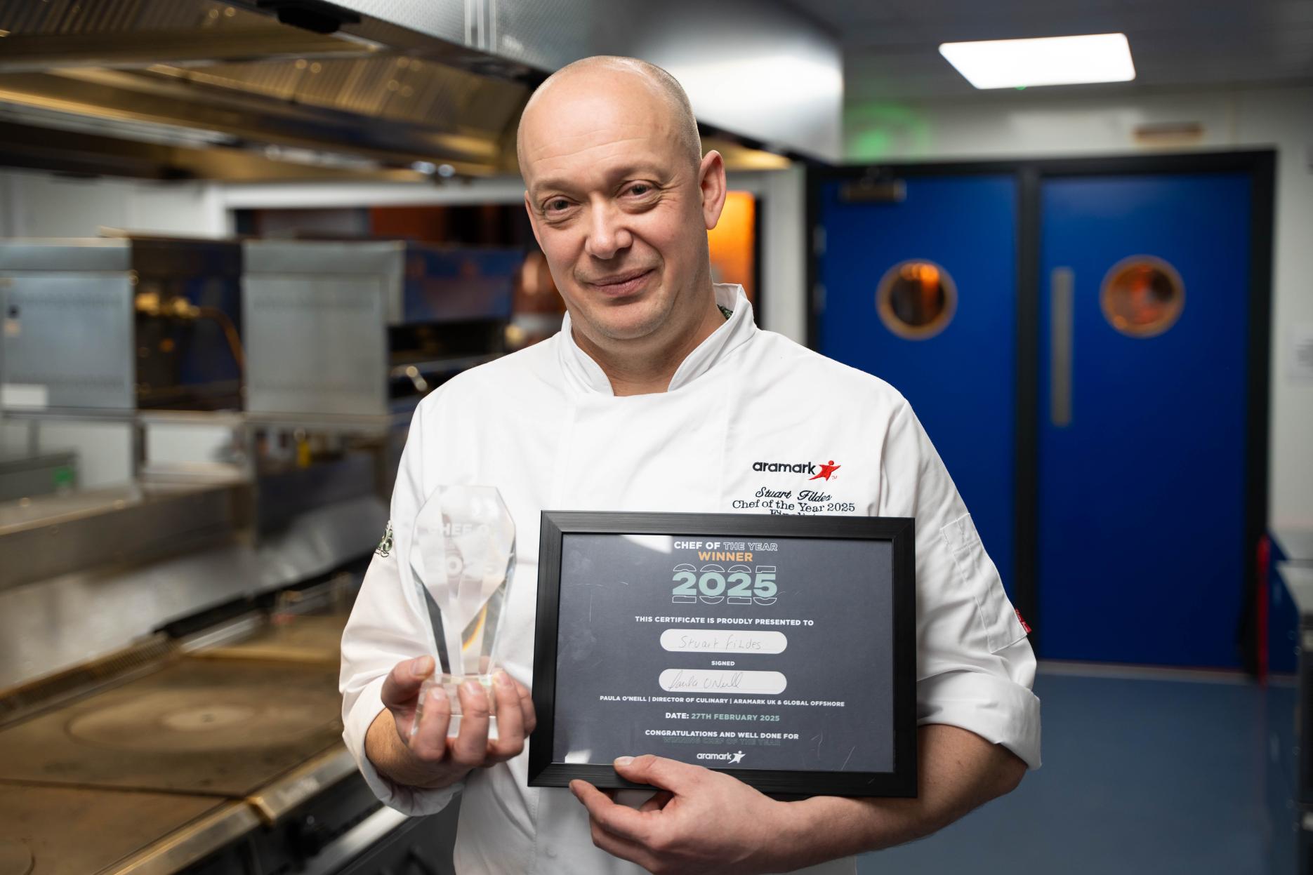 Stuart Fildes, executive chef within its education & healthcare sector