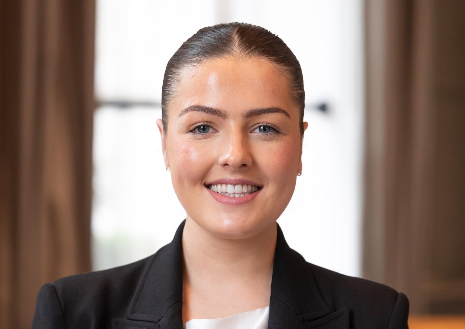 Isabella Condon, junior assistant manager at Dinner by Heston Blumenthal in London