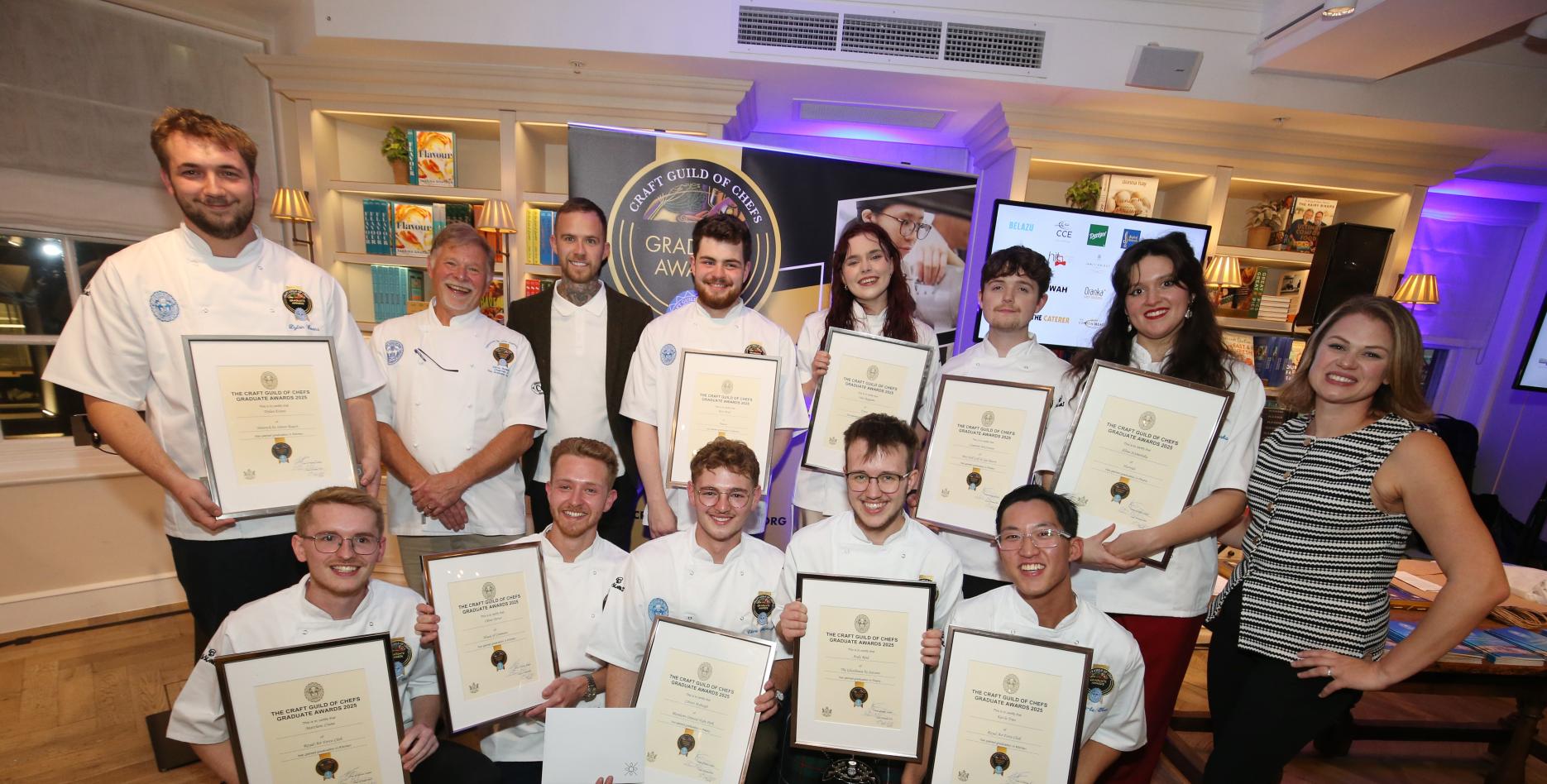 Craft Guild of Chefs celebrates rising stars as 10 chefs achieve Graduate Awards 