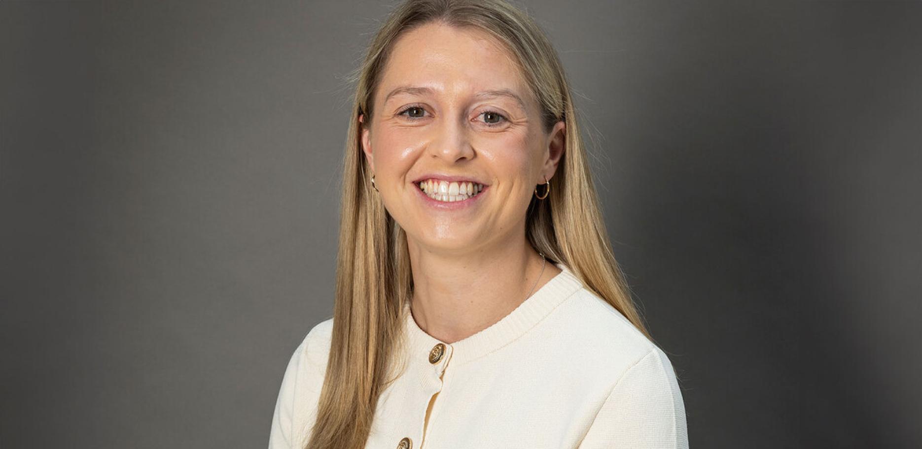 Ellie Olds, head of nutrition at Holroyd Howe and striker for Fulham FC Woman’s first team