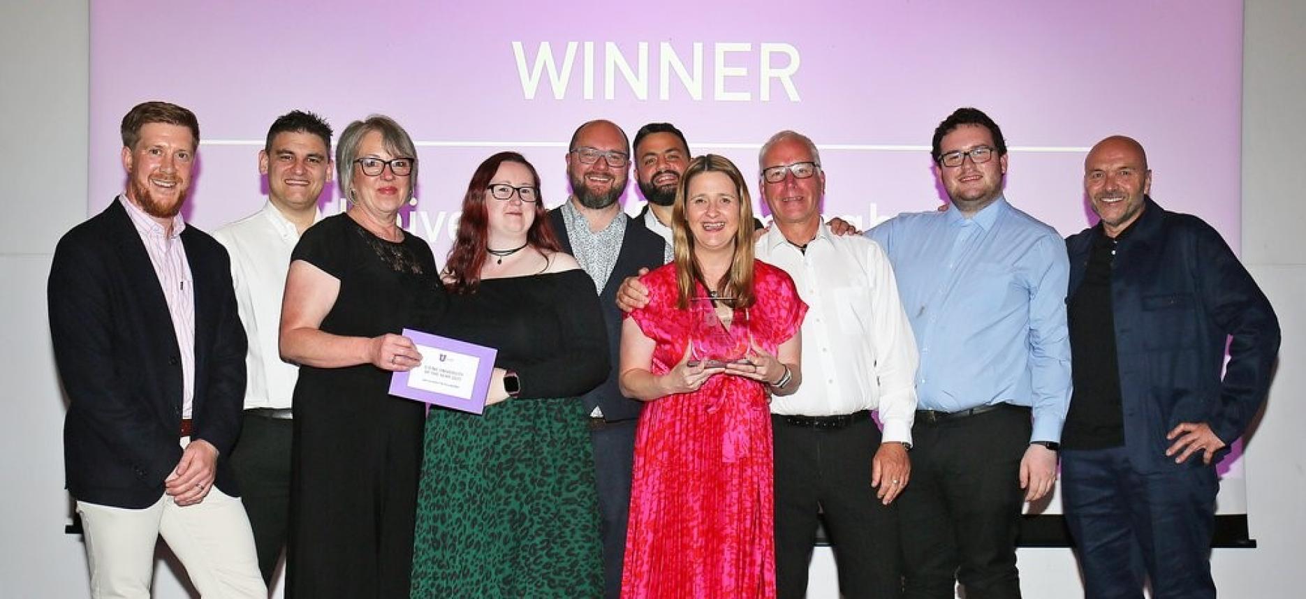 University of Birmingham at U Dine Awards 