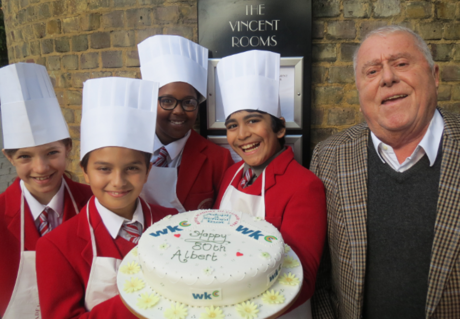 Adopt a School charity celebrates Albert Roux’s 80th