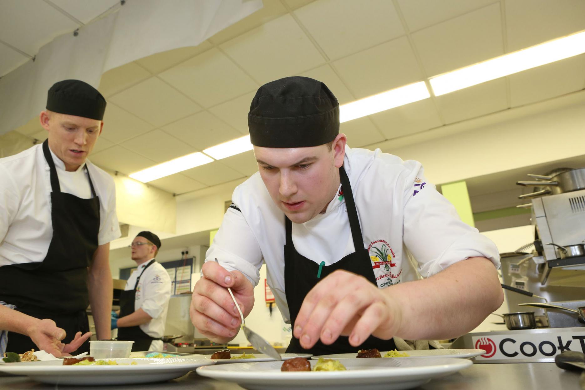Andrew Tabberner, winner of the Junior Chef of Wales competition Andrew Tabberner crowned Wales' Junior Chef of the Year
