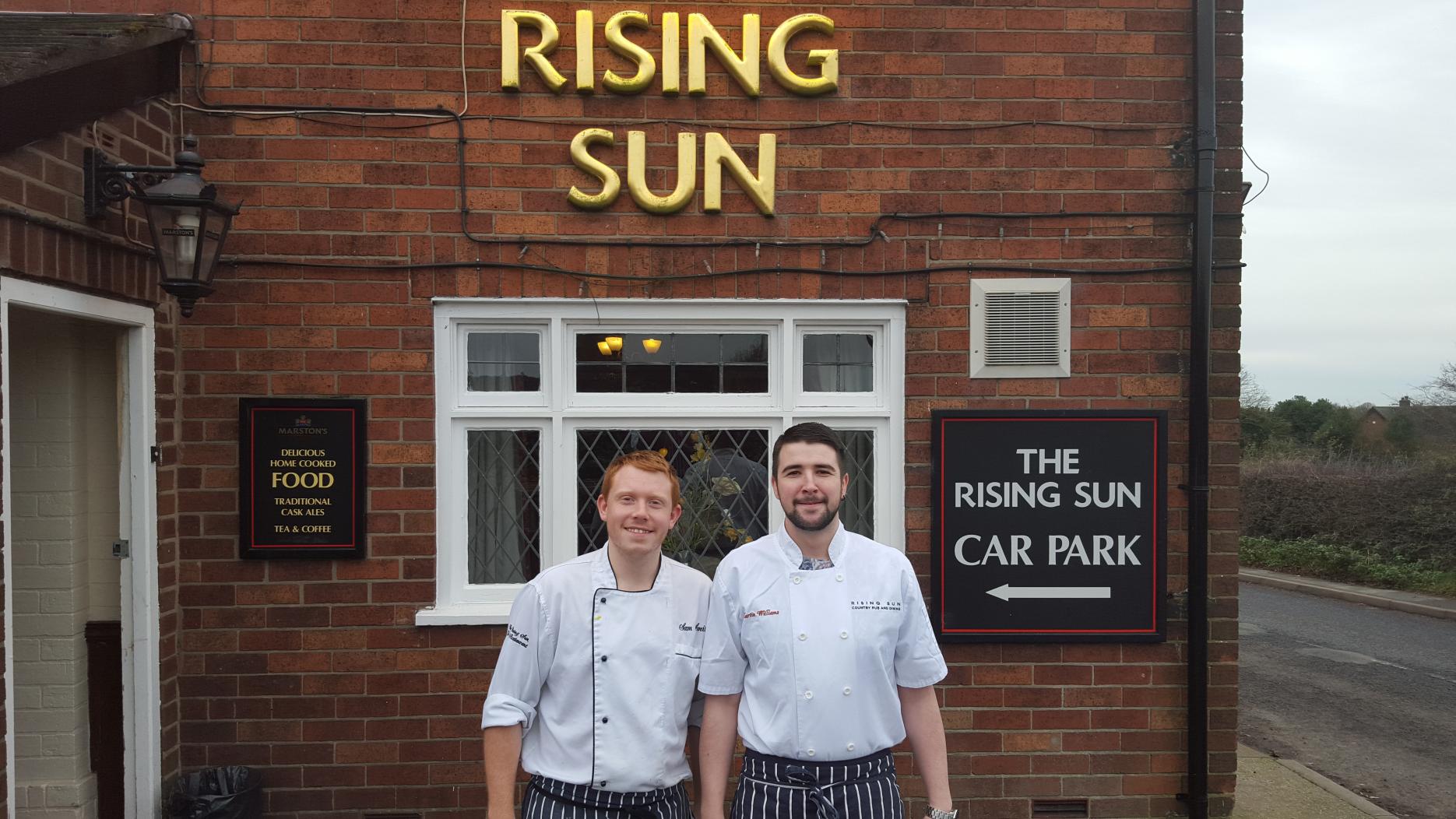 Rising Sun chefs BBPA Pub Chef of the Year award receives over 100 nominations