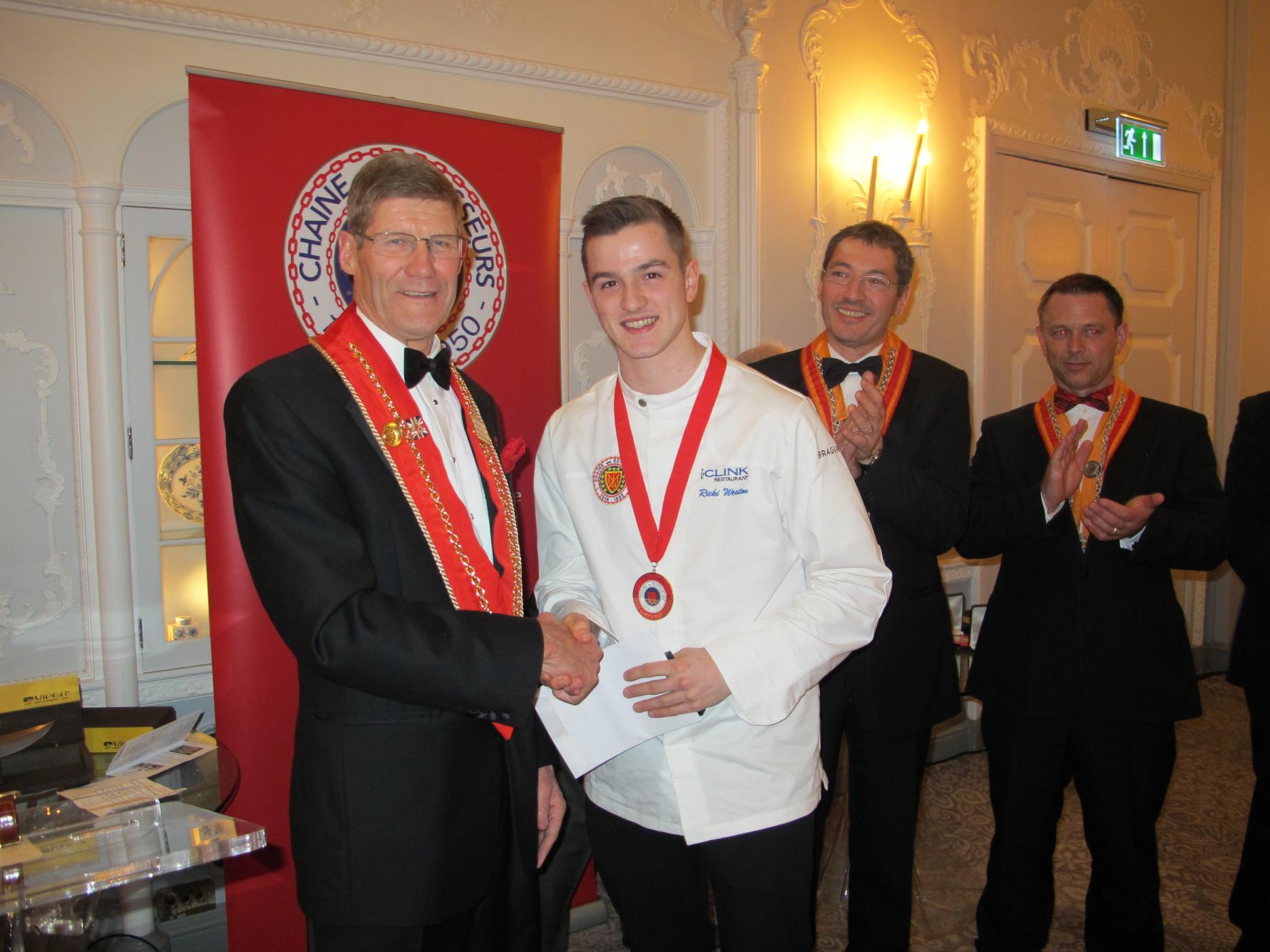 Ricki Weston, Châine des Rôtisseurs Young Chef of the Year 2014 Image of Ricki Weston, Châine des Rôtisseurs Young Chef of the Year