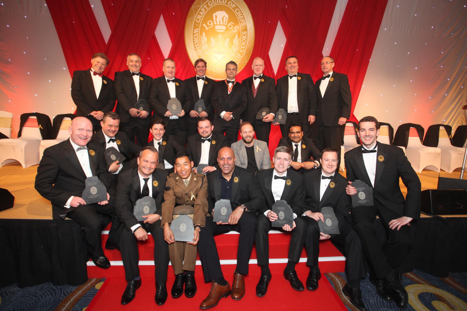The winners of the 2015 Craft Guild of Chefs Awards