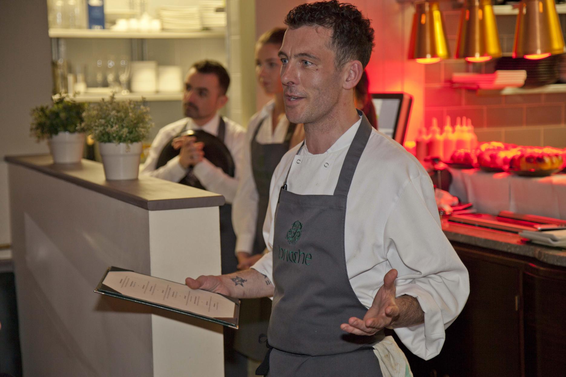 Gavin McDonagh, Chef de Patron at Brioche Restaurant Gather & Gather, Mitie, Brioche