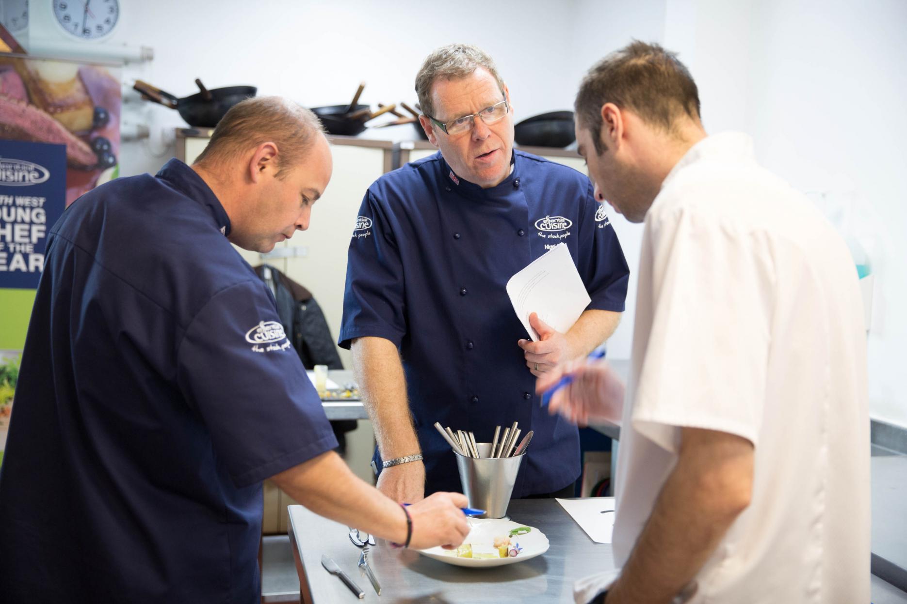 The judges deliberate at last year's final