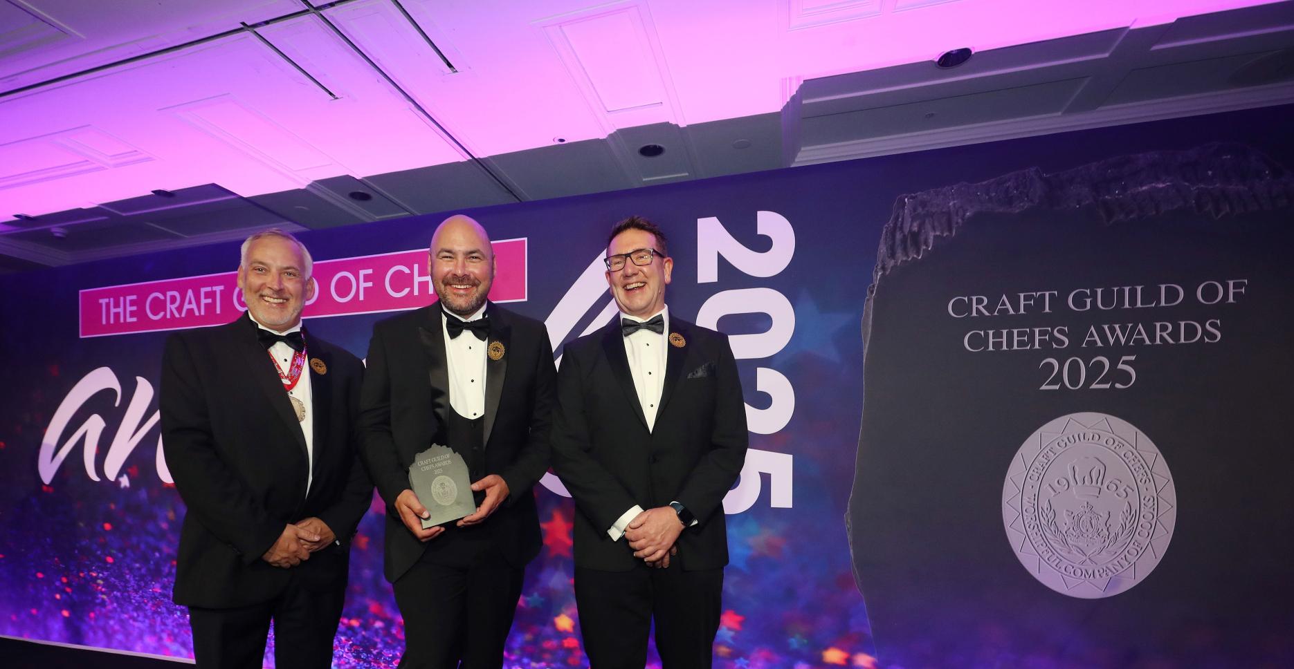 Matt Lord from ESS wins 2025 Public Sector Chef Award 
