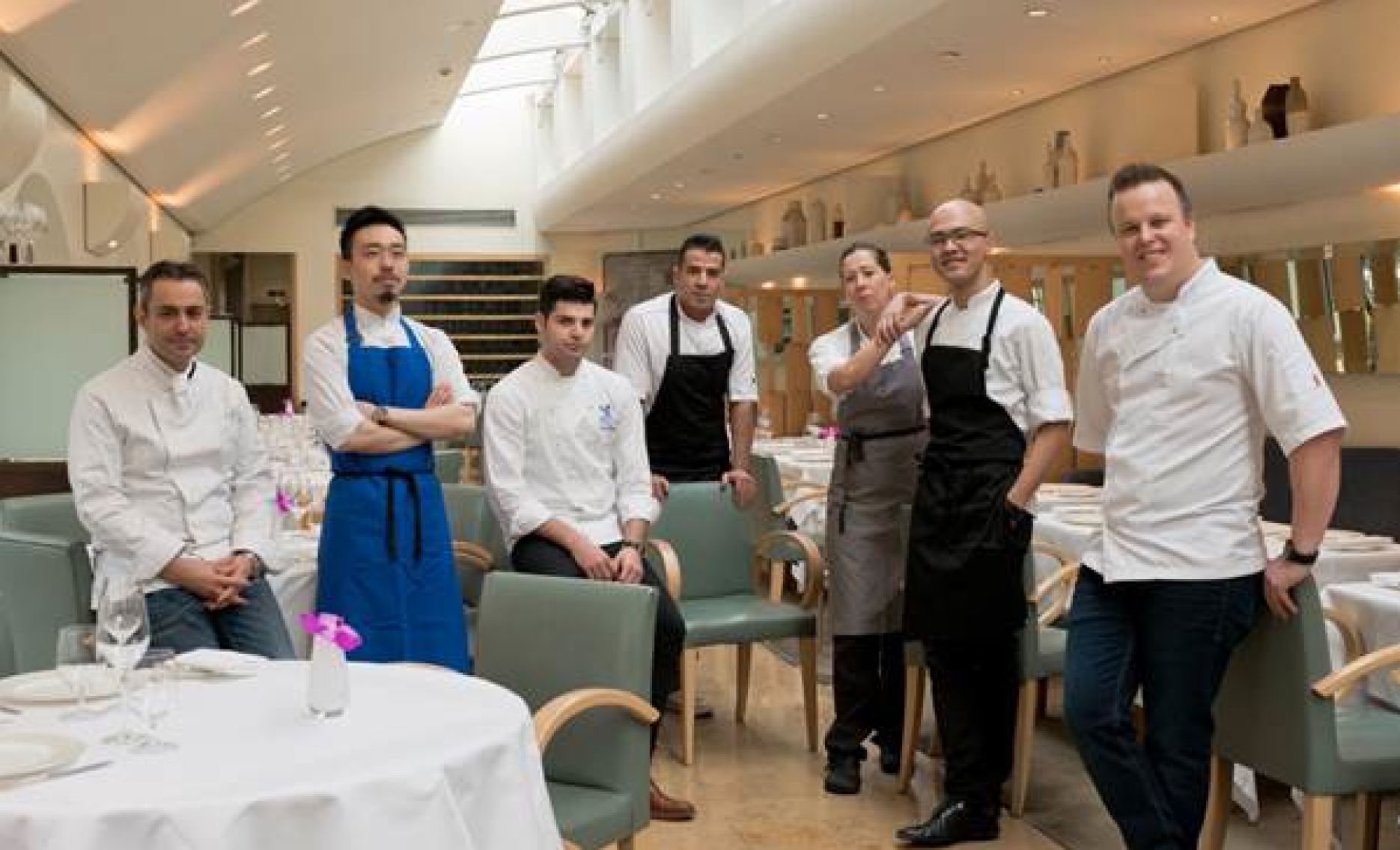 The seven chefs
