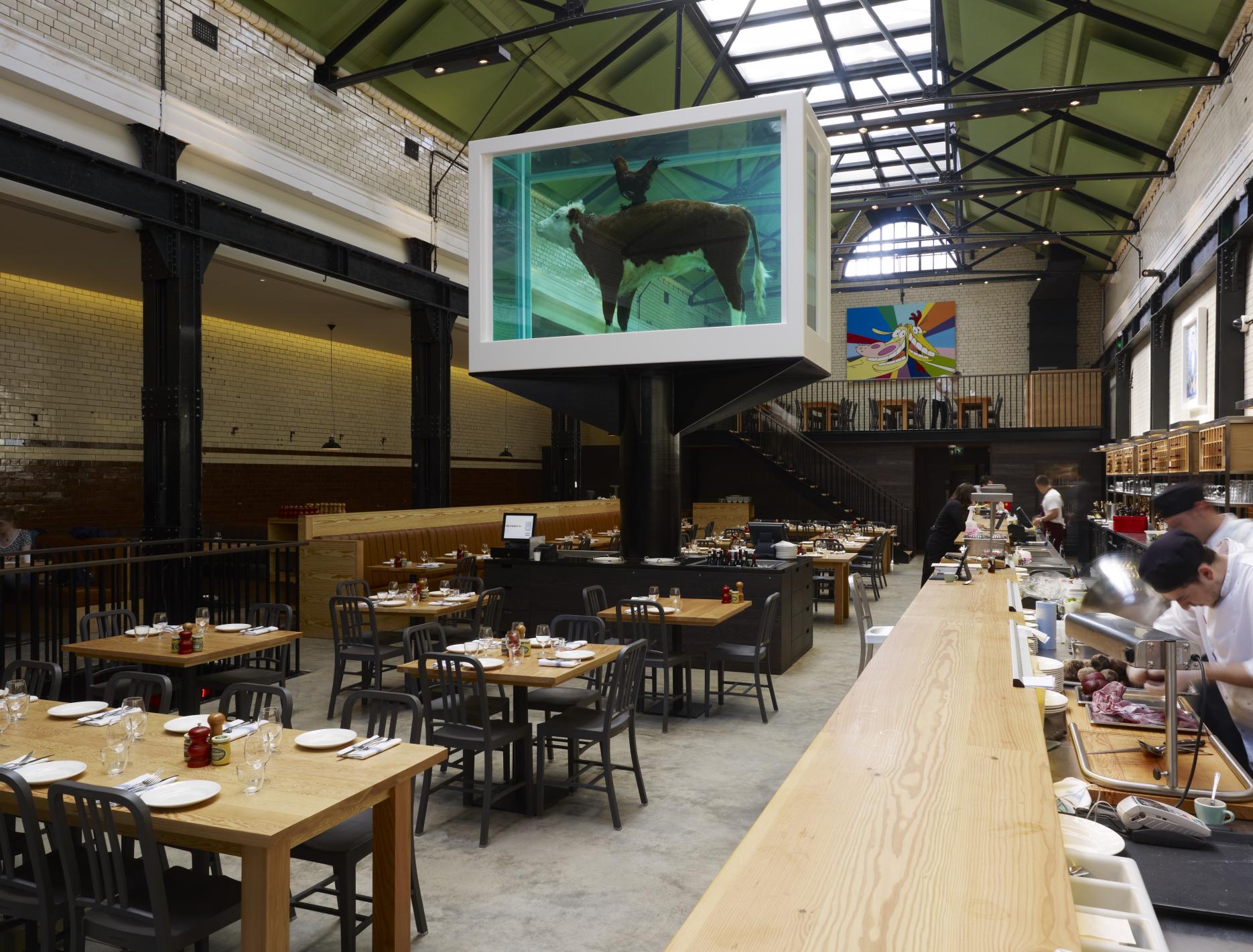 Mark Hix's Tramshed restaurant in Shoreditch
