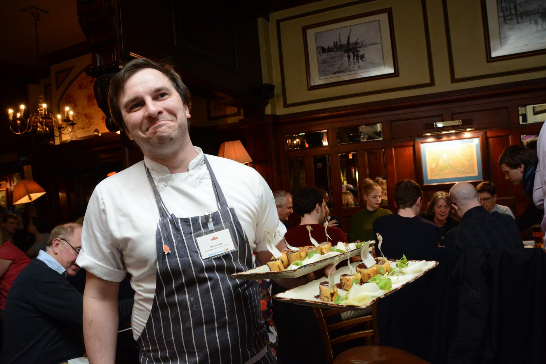 Philip Harrison with his winning creation