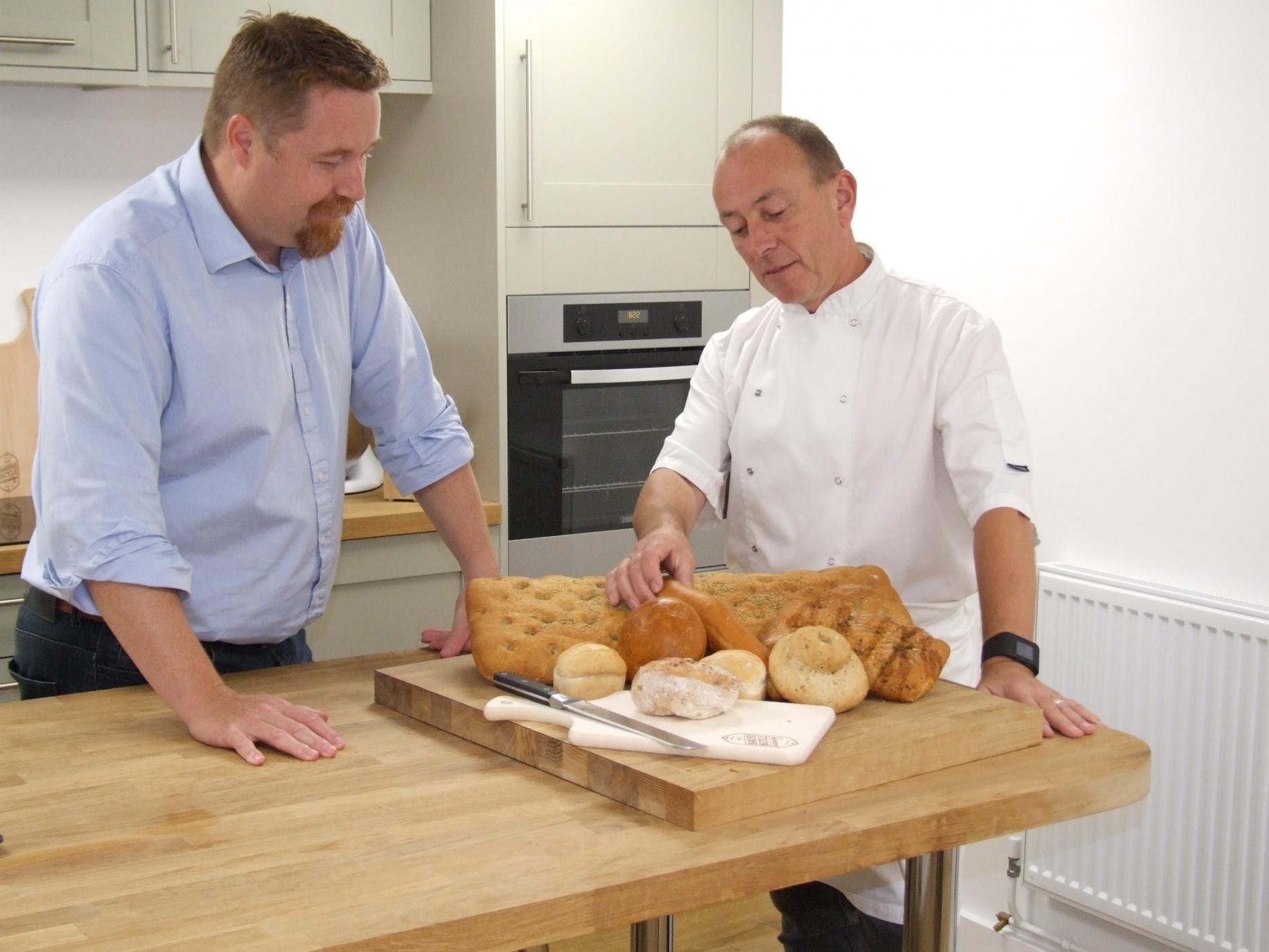 Manaing director, Simon Cannell with chef Neil Smith